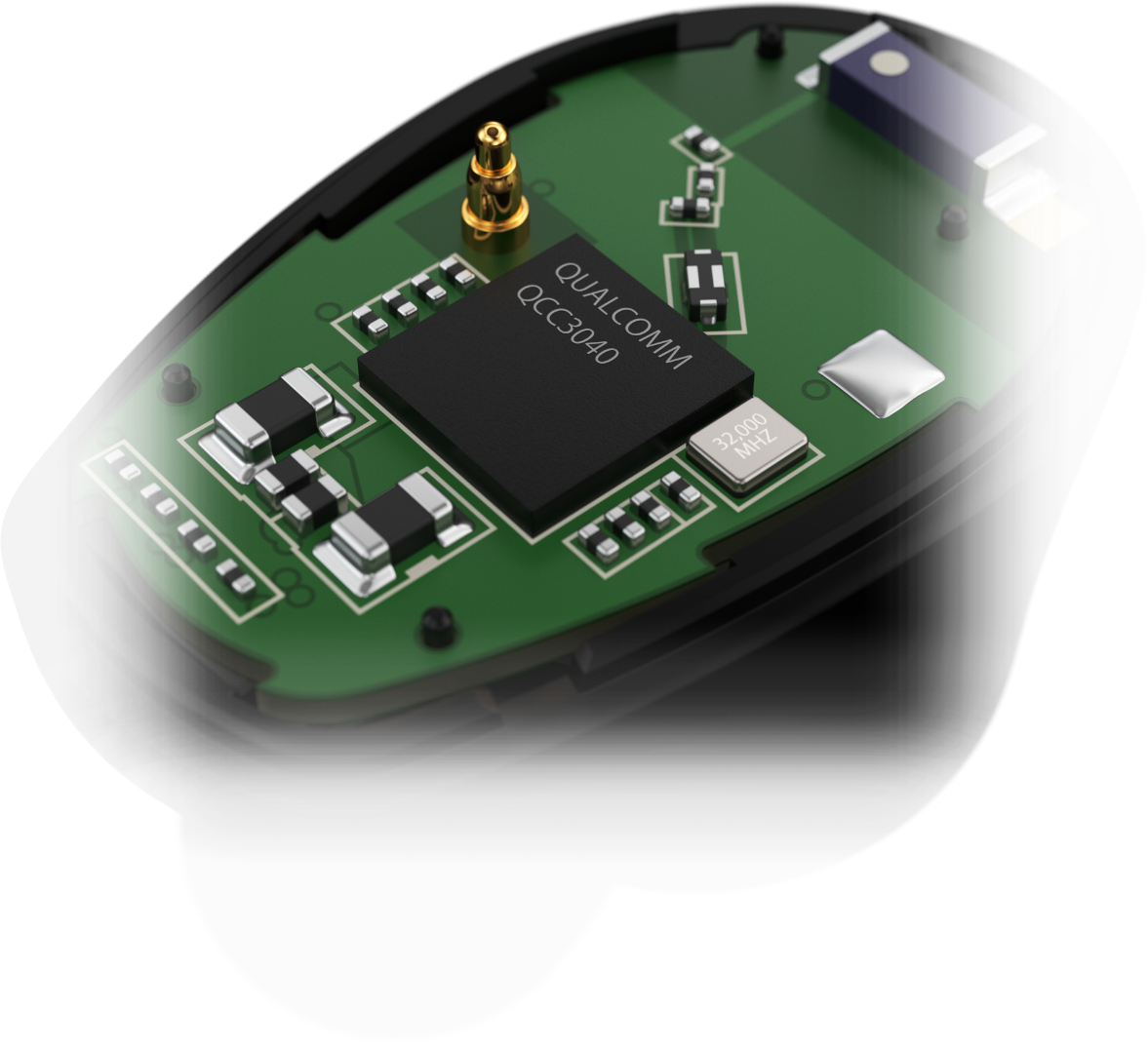 Qualcomm社の新世代Bluetoothチップ「QCC3040」搭載