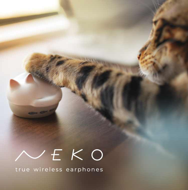 HP-C28BT Bluetooth対応 完全ワイヤレスイヤホン NEKO 猫イヤホン HP  