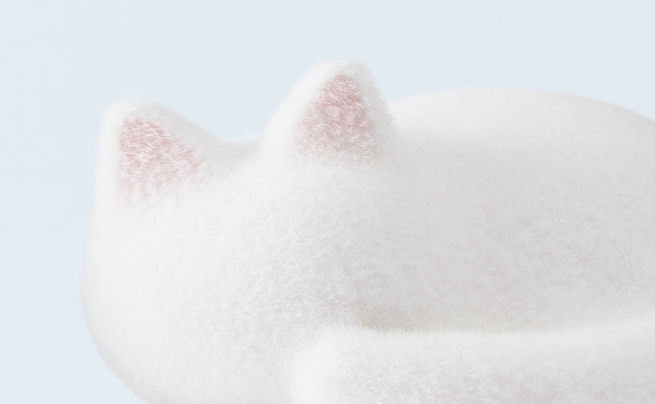 ふわふわの毛並み